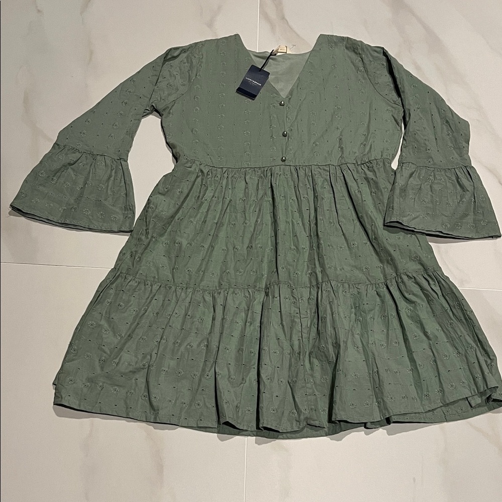 Lucky Brand Green Maxi Dress